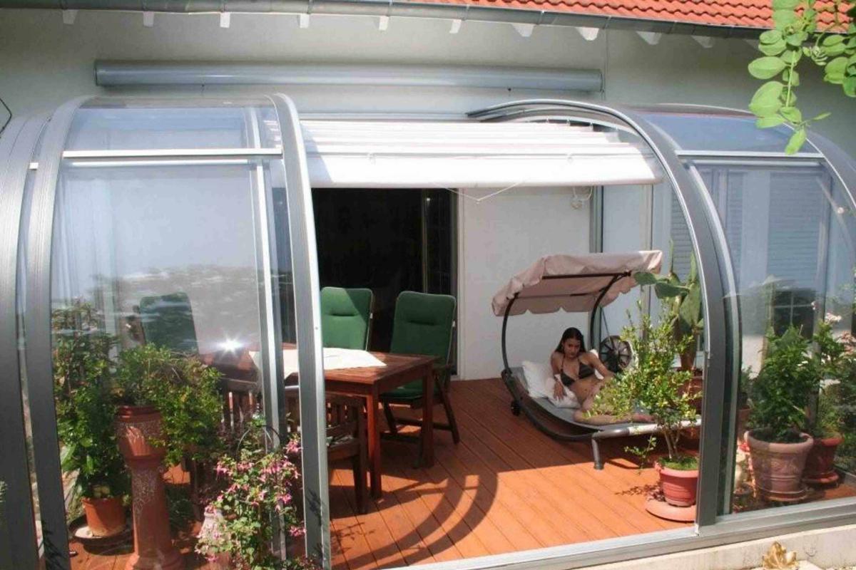 Abri de terrasse SAPHIR Solar véranda de voroka exemple d'utilisation 

